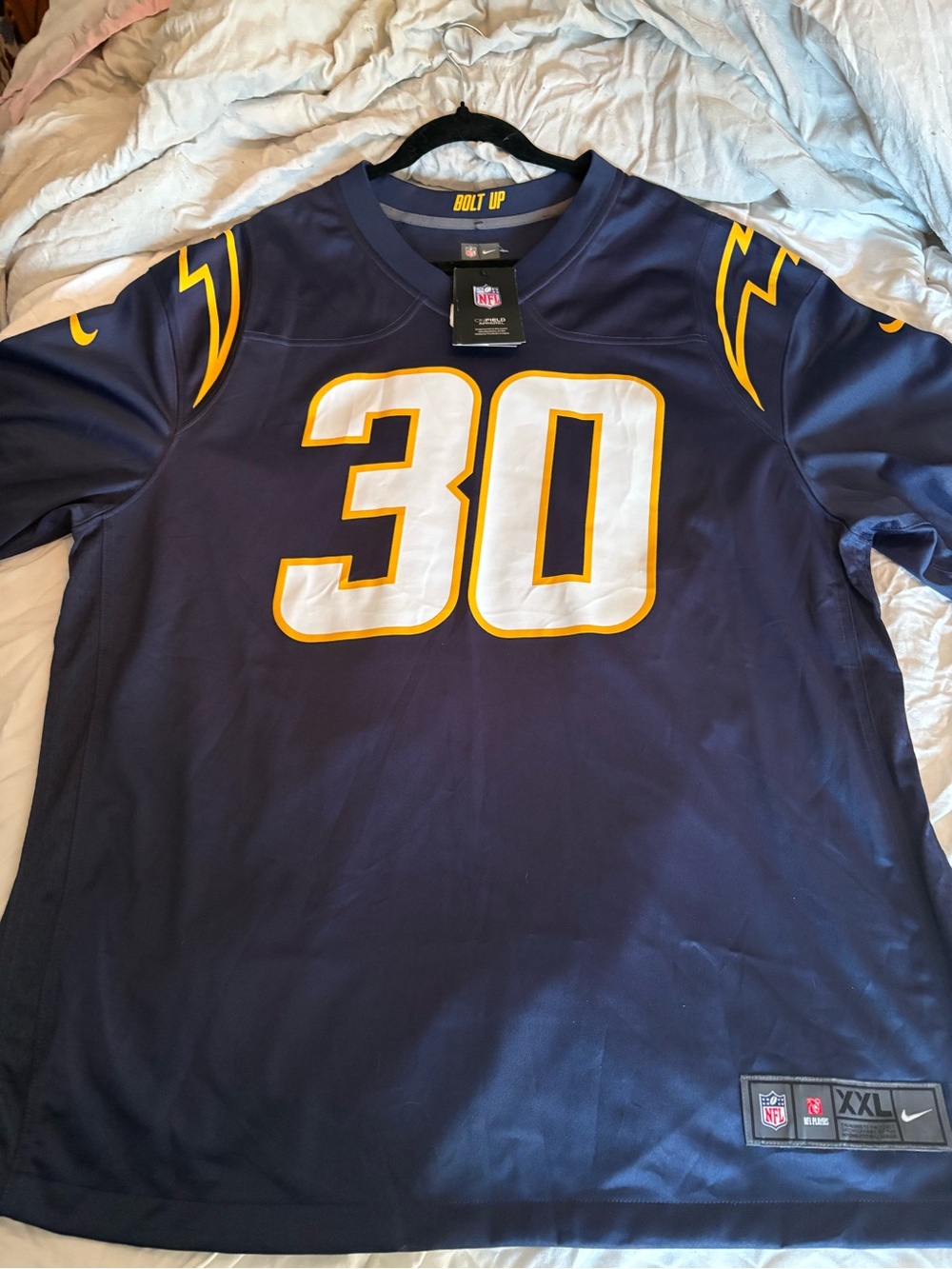 NFL Nike Los Angeles Chargers Navy #30 Football Jersey Ekeler